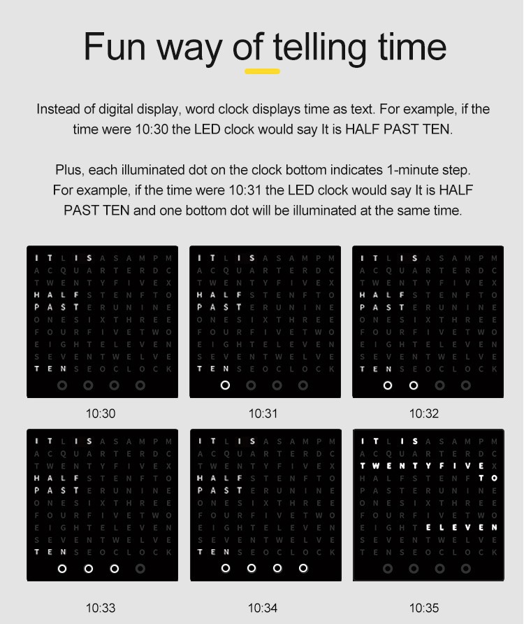 text display clock (8)