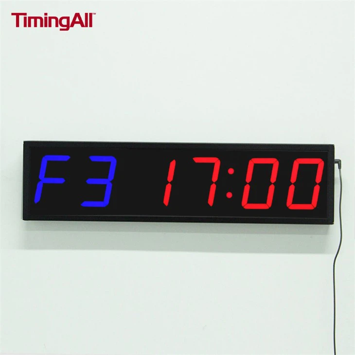 Multi Mode LED Wall Clock Timer for Gym Interval Training EMOM