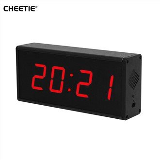 Compact Digital LED Timer with Red LED Display for Home Office Gym