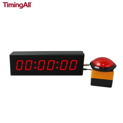Countdown Clock Timer With Big Red Button
