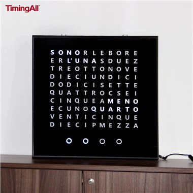 Large Italian LED Word Clock