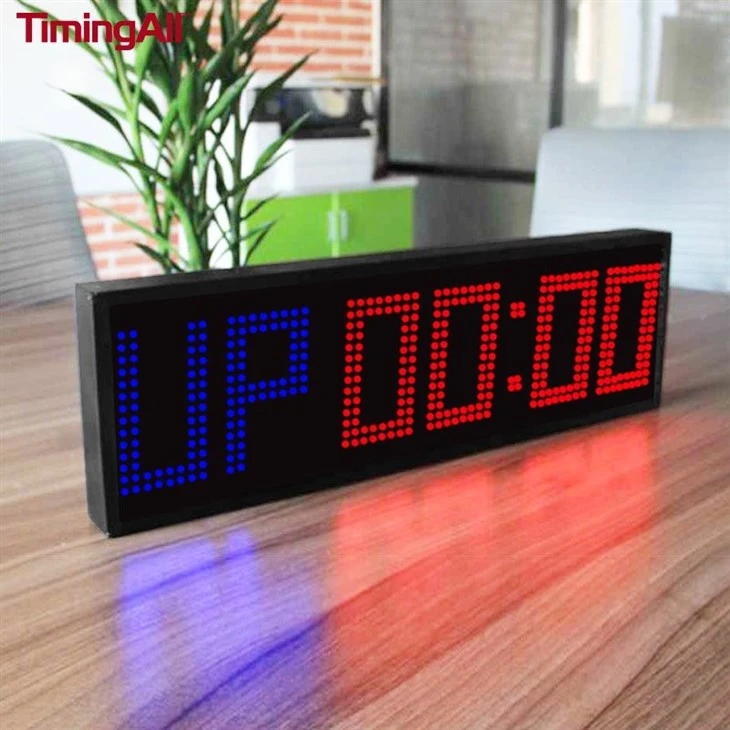 BLUE 6 DIGIT CROSSFIT CLOCK