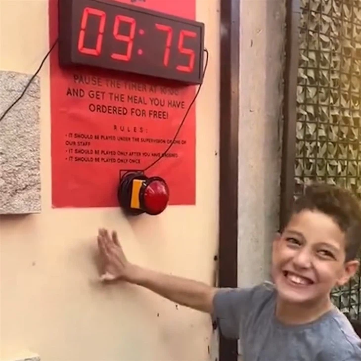 4 Digits Challenge Game Timer With Push Button