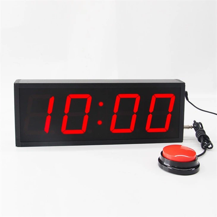 4 Digits Challenge Game Timer With Push Button